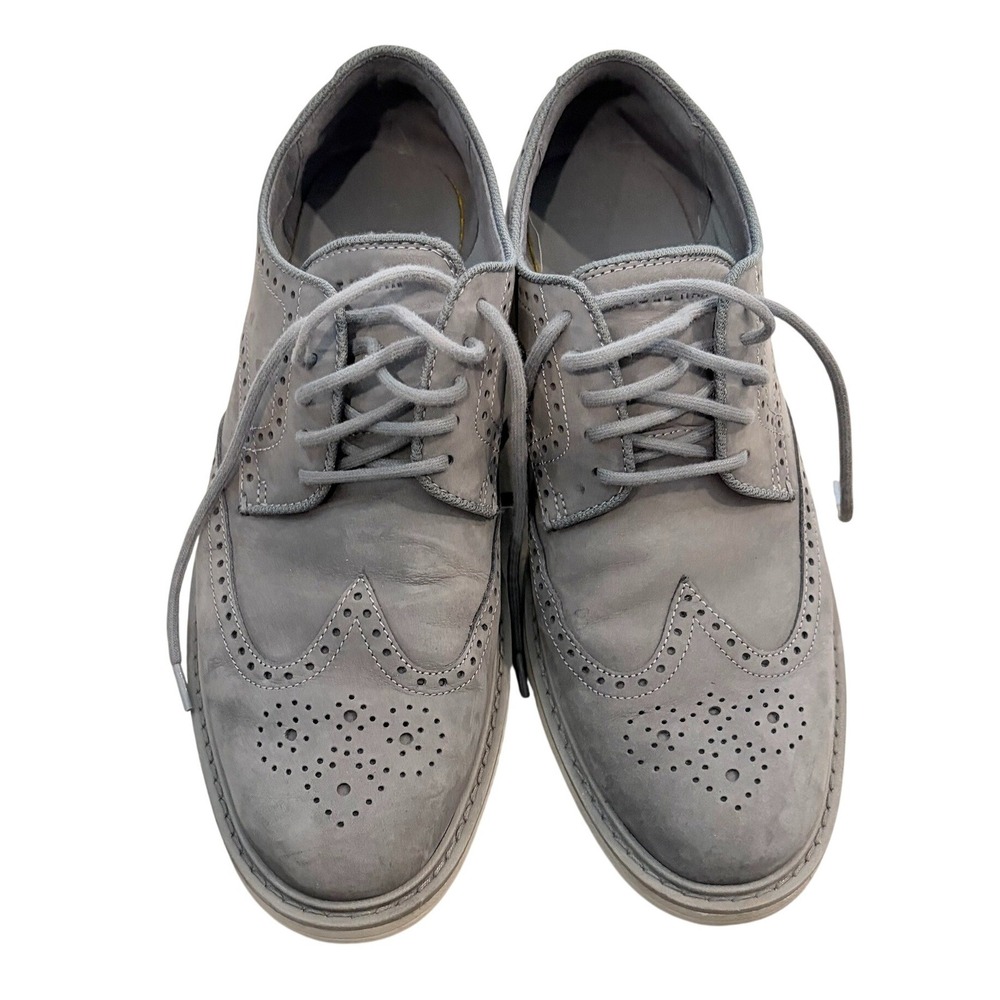 Cole Haan Grand 360 Mens Grey Wingtip Oxford Shoes SIZE 9